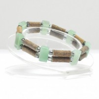 X36D, Pulsera doble con Aventurina