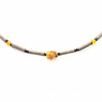 X34N, Collar para adulto con Ambar del Baltico
