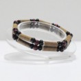 D14, Pulsera doble con bolitas rojas