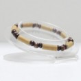 S12, Pulsera simple con Jaspe leopardo