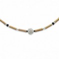 SA02, Collar para Adulto con Shamballa Brillante