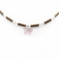 X18C, Collar con cuarzo rosa
