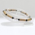 S09, Pulsera simple ornamentada con estilo medieval
